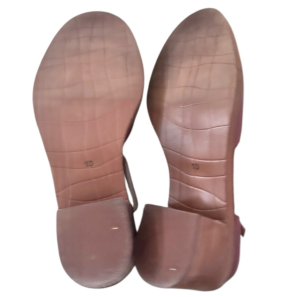 Seychelles Soulmate Wine Mary Jane T Strap Stacked Heel Shoes Loafers Womens 10 - Picture 10 of 13